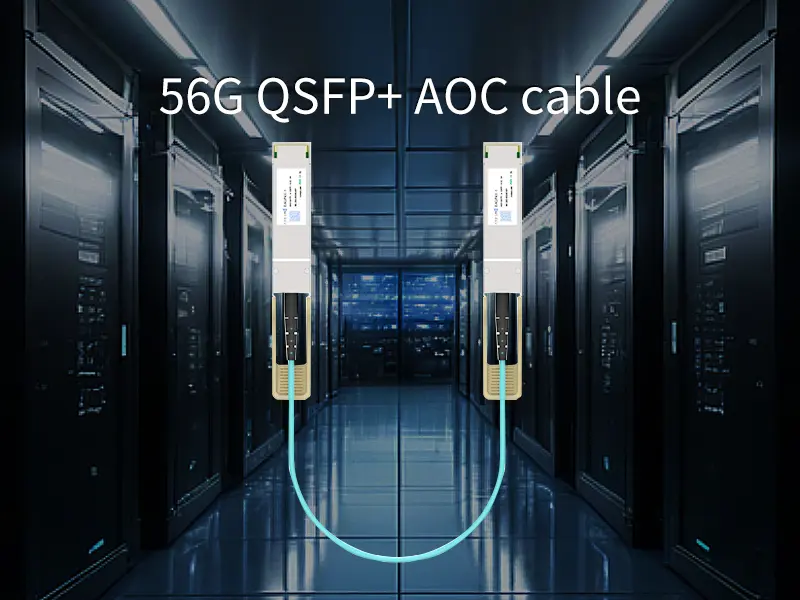 Analysis of 56G QSFP+ AOC active optical cable